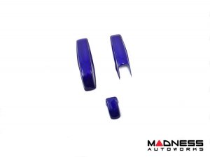 Maserati Levante Key Fob Cover - Carbon Fiber - Blue Candy Maserati Levante Key Fob Cover - Carbon Fiber - Blue Candy